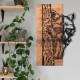 Decorative Wooden Wall Accessory Folivora Black
Walnut