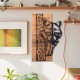 Decorative Wooden Wall Accessory Folivora Black
Walnut
