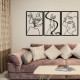 Decorative Metal Wall Accessory The Unity Of Love Black Wallxpert Decorative Metal Wall Accessory The Unity Of Love Black