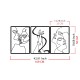 Decorative Metal Wall Accessory The Unity Of Love Black Wallxpert Decorative Metal Wall Accessory The Unity Of Love Black