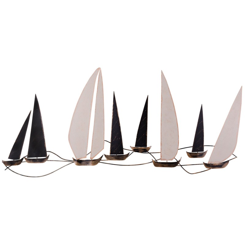 Wallxpert Decorative Metal Wall Accessory Ocean Multicolor