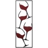 Wallxpert Decorative Metal Accessory Wine - 1 Multicolor