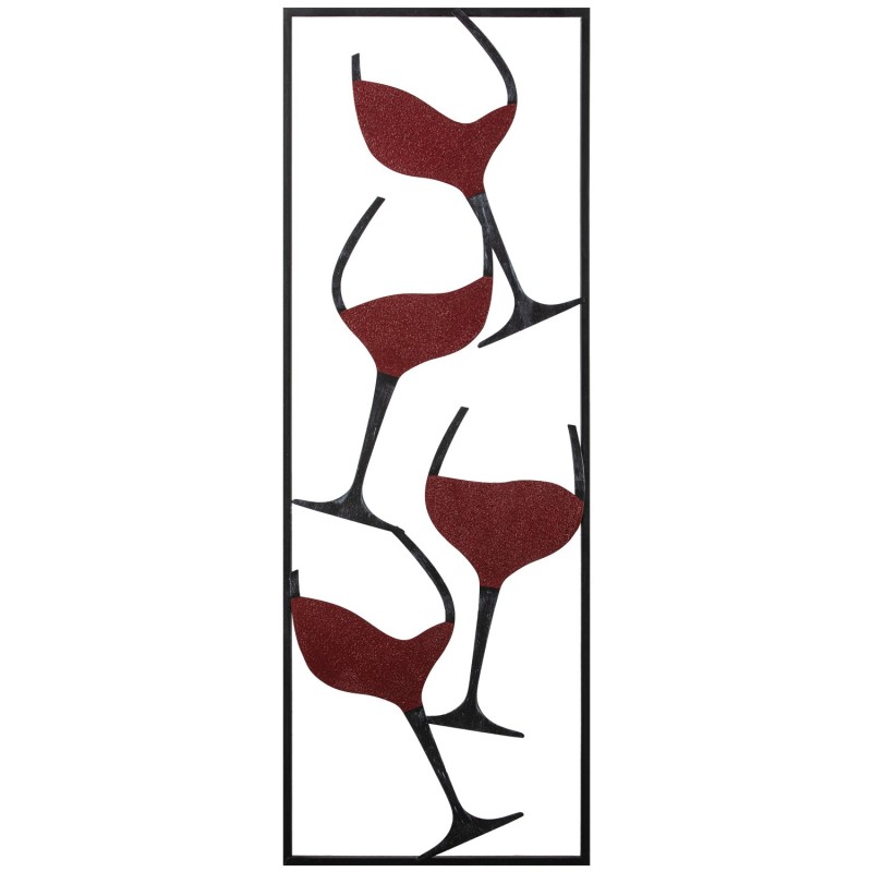 Wallxpert Decorative Metal Accessory Wine - 1 Multicolor