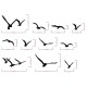 Decorative Metal Wall Accessory Migration Black Wallxpert Decorative Metal Wall Accessory Migration Black