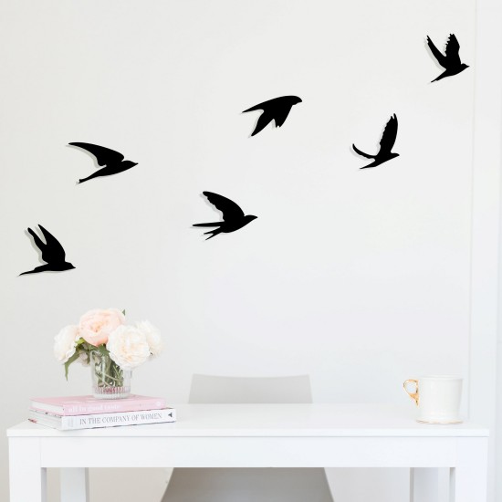 Decorative Metal Wall Accessory Umudo Black