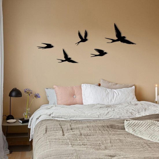 Decorative Metal Wall Accessory Crow Black Wallxpert Decorative Metal Wall Accessory Crow Black