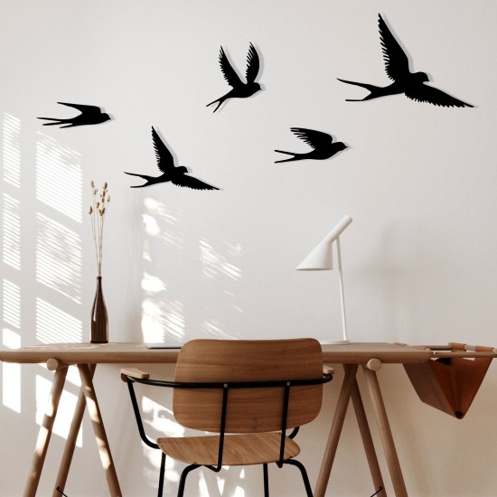 Decorative Metal Wall Accessory Crow Black Wallxpert Decorative Metal Wall Accessory Crow Black