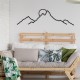 Wallxpert Decorative Metal Wall Accessory Ayers Black