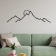 Wallxpert Decorative Metal Wall Accessory Ayers Black