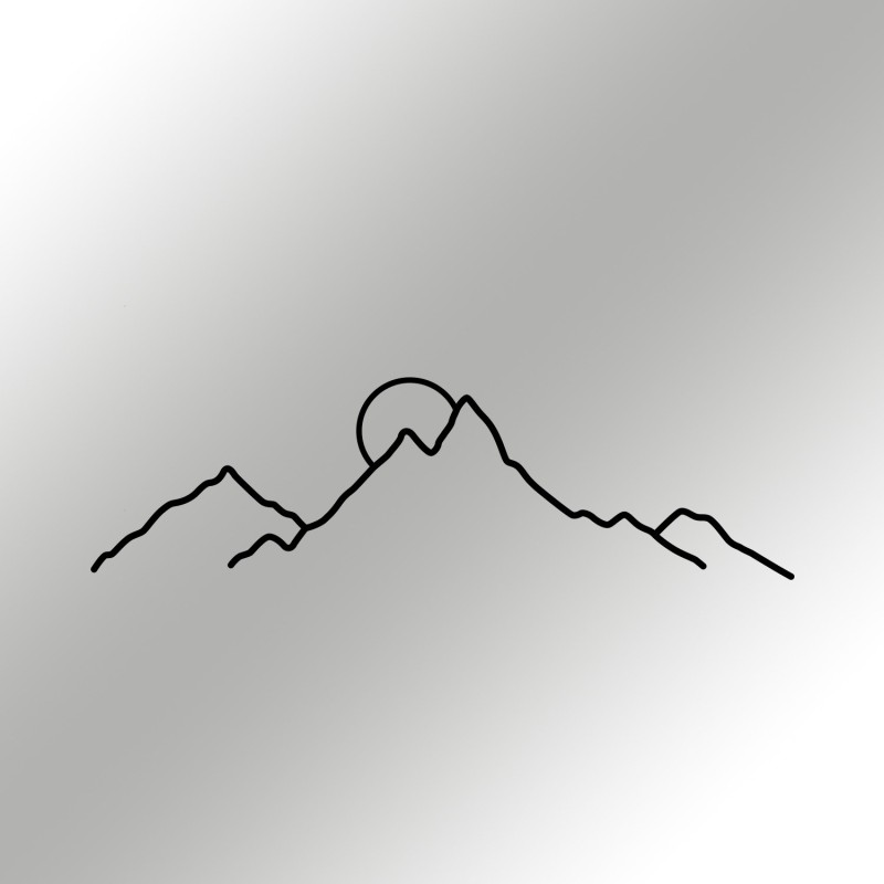 Wallxpert Decorative Metal Wall Accessory Ayers Black