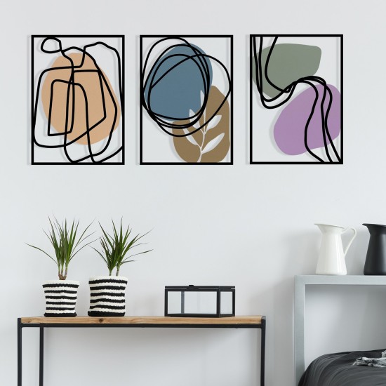 Decorative Metal Wall Accessory Viyana Multicolor Decorative Metal Wall Accessory Viyana Multicolor