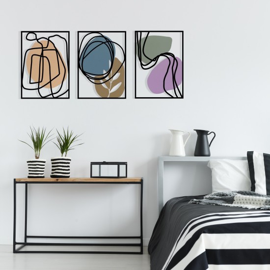 Decorative Metal Wall Accessory Viyana Multicolor Decorative Metal Wall Accessory Viyana Multicolor