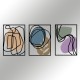 Decorative Metal Wall Accessory Viyana Multicolor Decorative Metal Wall Accessory Viyana Multicolor