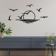 Wallxpert Decorative Metal Wall Accessory Spiaggia Black