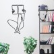 Wallxpert Decorative Metal Wall Accessory Adios Black
