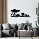 Decorative Metal Wall Accessory Primavera Black Wallxpert Decorative Metal Wall Accessory Primavera Black