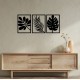 Decorative Metal Wall Accessory Cincuenta Black Wallxpert Decorative Metal Wall Accessory Cincuenta Black