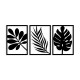 Decorative Metal Wall Accessory Cincuenta Black Wallxpert Decorative Metal Wall Accessory Cincuenta Black