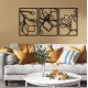 Wallxpert Decorative Metal Wall Accessory Adda Black