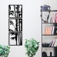Decorative Metal Wall Accessory Tuyunju Black Decorative Metal Wall Accessory Tuyunju Black