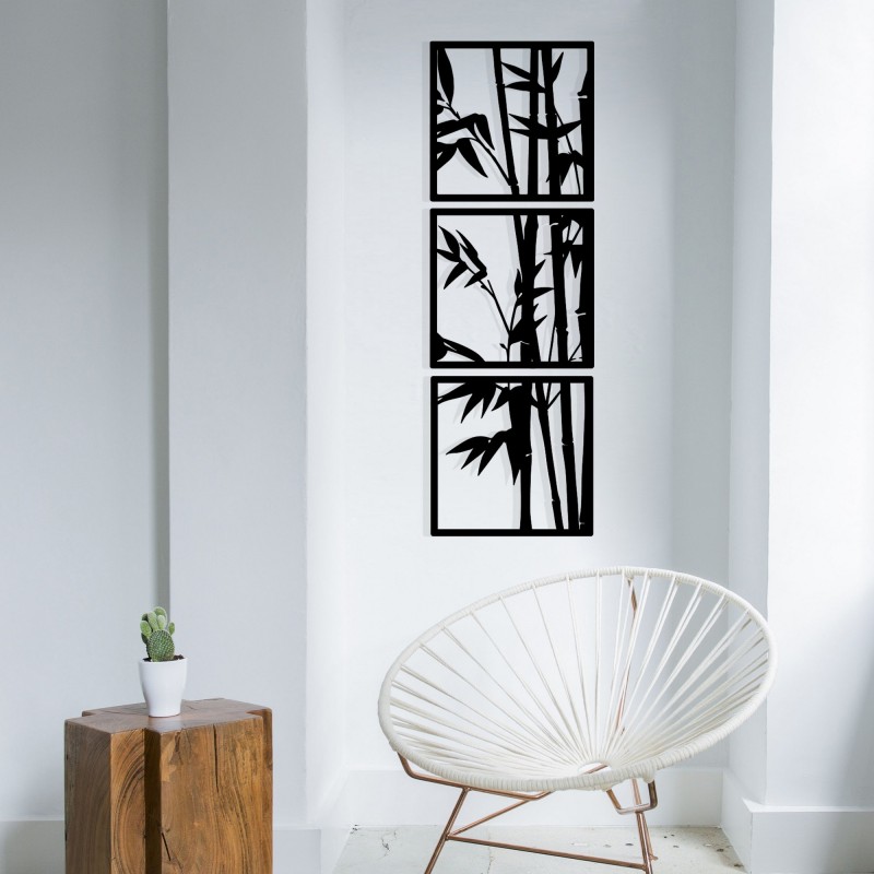 Decorative Metal Wall Accessory Tuyunju Black