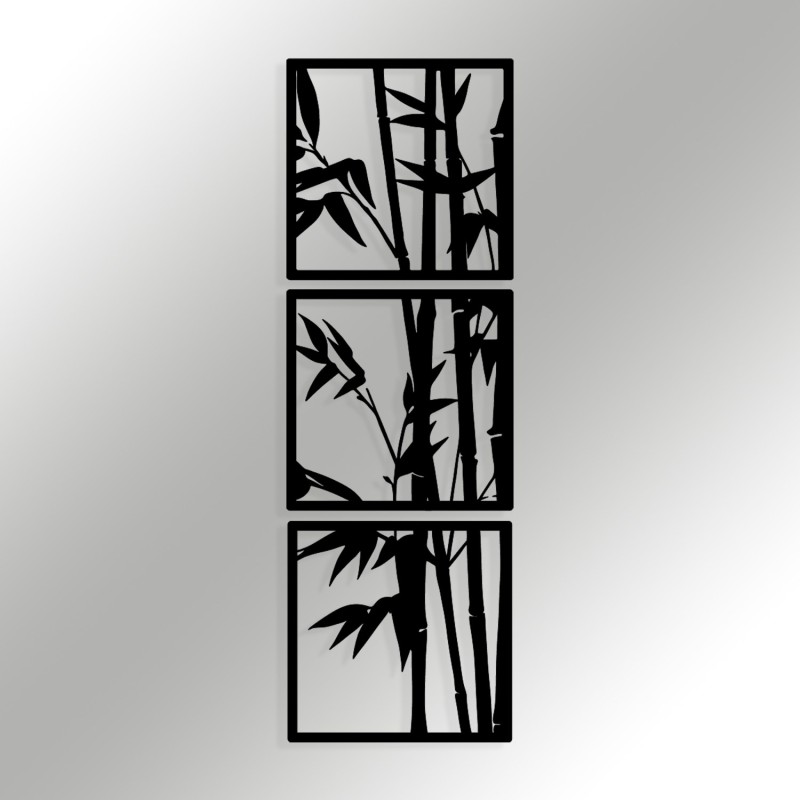 Decorative Metal Wall Accessory Tuyunju Black