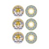 Plate Set (6 Pieces) LMN001 Multicolor