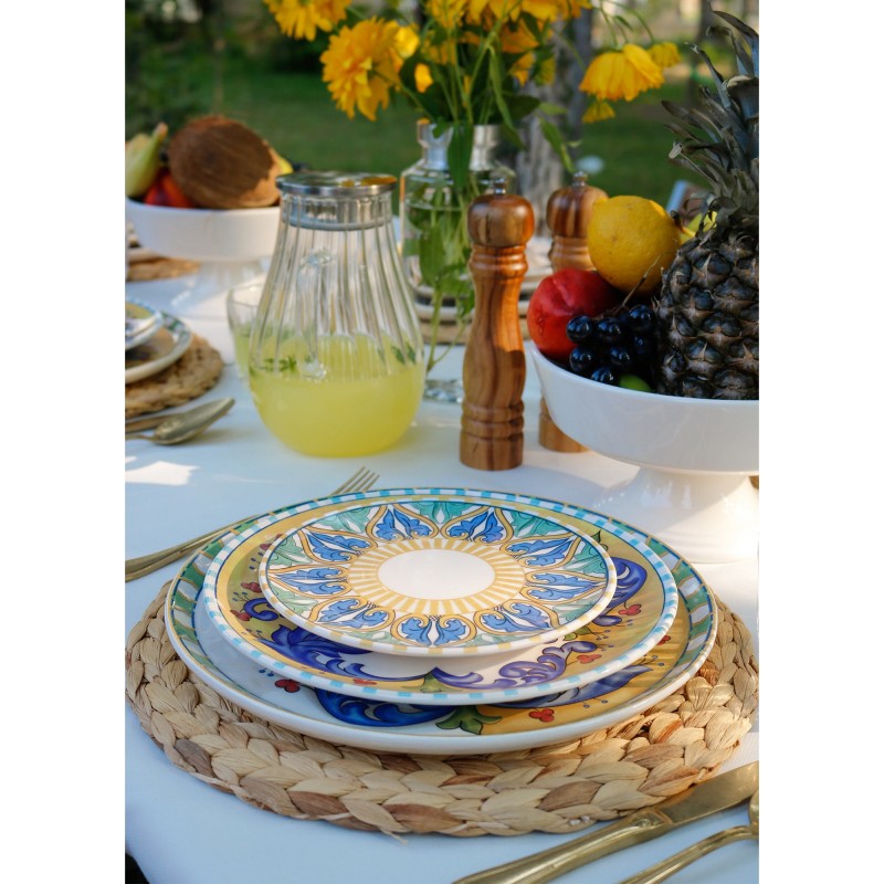 Plate Set (6 Pieces) LMN001 Multicolor