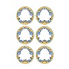 Service Plate Set (6 Pieces) LMN002 White
Blue
Gold
Green