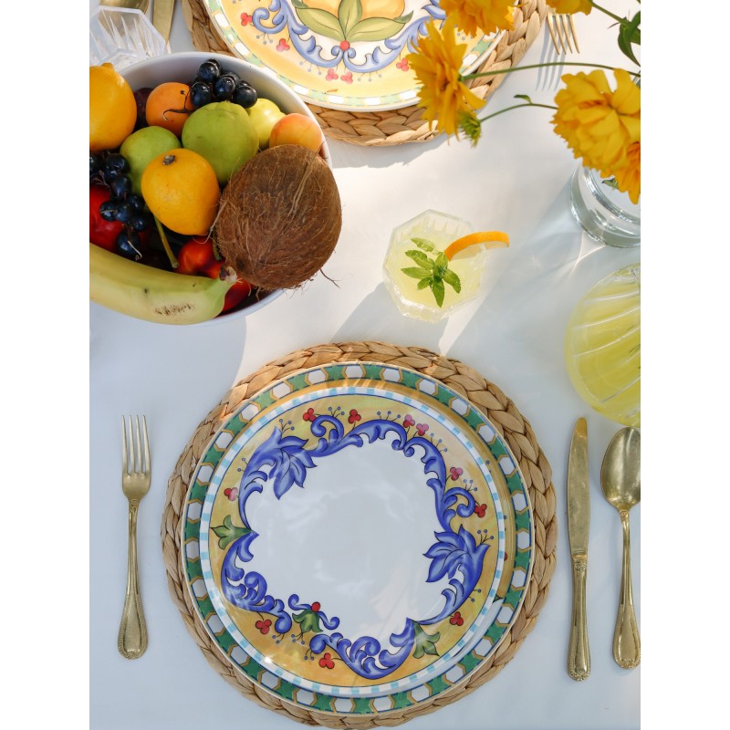 Service Plate Set (6 Pieces) LMN002 White
Blue
Gold
Green