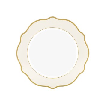 Dessert Plate Set (6 Pieces) DNR0021 Cream