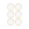 Dessert Plate Set (6 Pieces) DNR0021 Cream