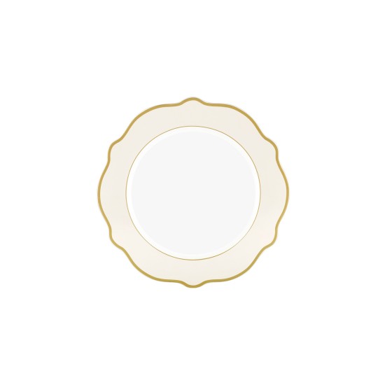 Dessert Plate Set (6 Pieces) DNR0021 Cream