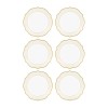 Dessert Plate Set (6 Pieces) DNR0022 Cream