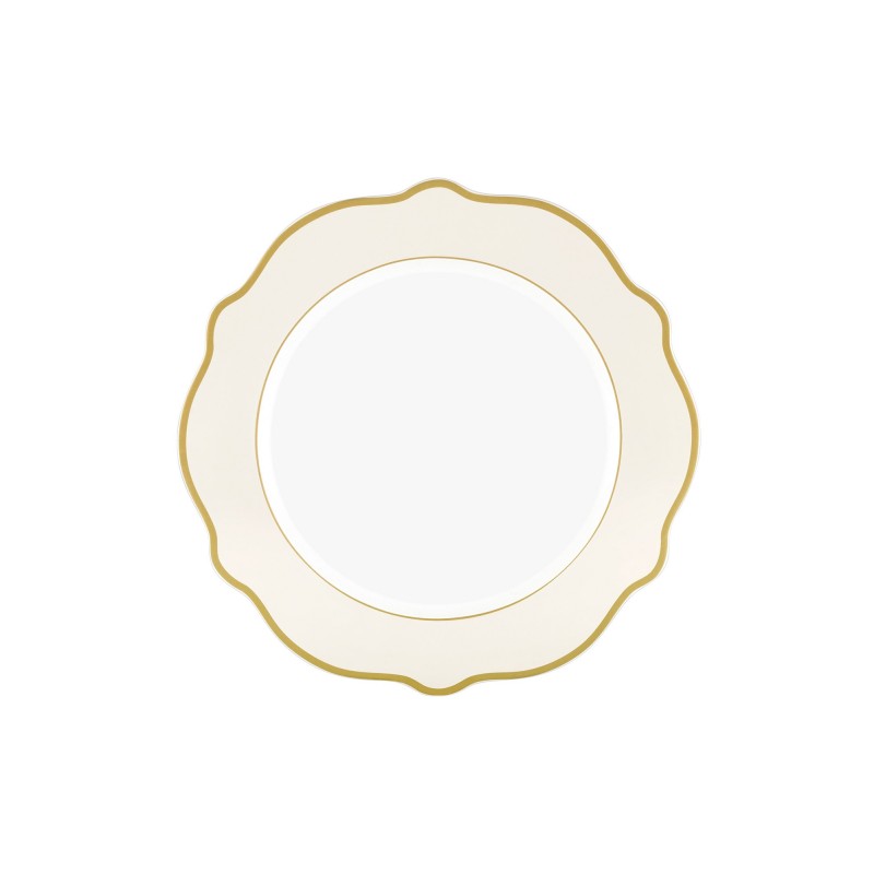 Dessert Plate Set (6 Pieces) DNR0022 Cream