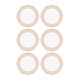 Dessert Plate Set (6 Pieces) DNR0026 Pink