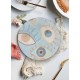 Service Plate Set (6 Pieces) ALE002 Blue