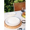 Ceramic Dessert Plate Set (6 Pieces) DLY001 White