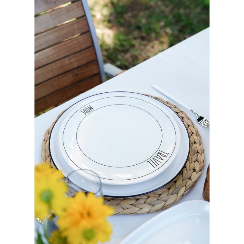 Service Plate Set (6 Pieces) DLY003 White
