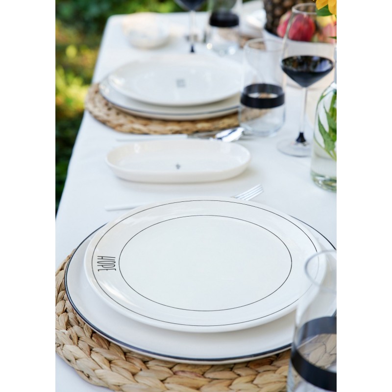 Service Plate Set (6 Pieces) DLY003 White