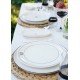 Service Plate Set (6 Pieces) DLY003 White