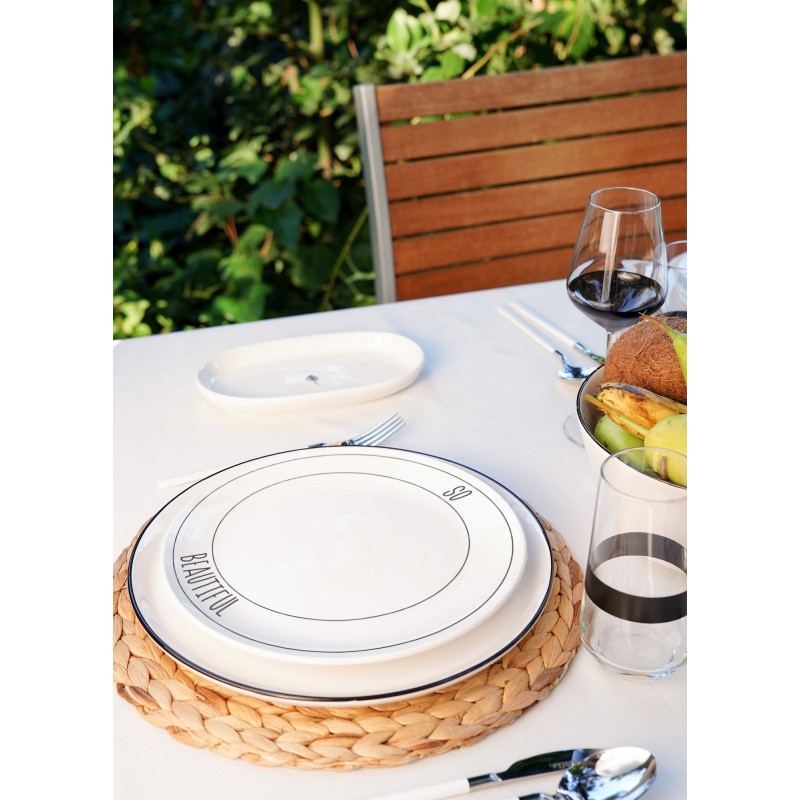 Service Plate Set (6 Pieces) DLY003 White