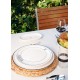 Service Plate Set (6 Pieces) DLY003 White
