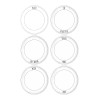 Service Plate Set (6 Pieces) DLY003 White