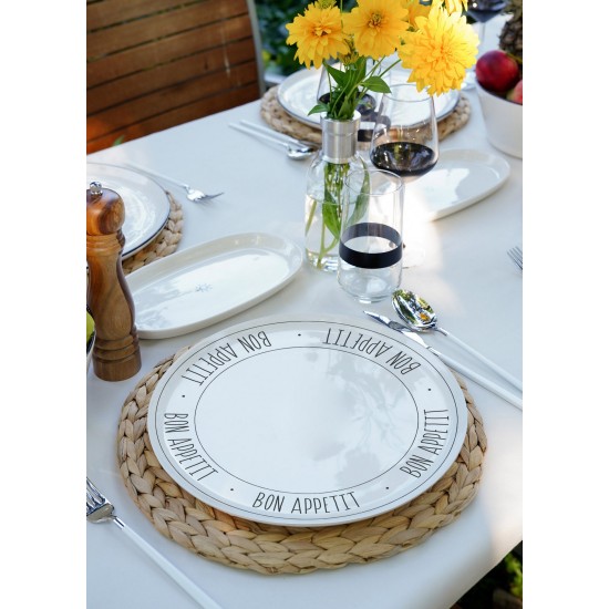 Service Plate DLY006 White Service Plate DLY006 White