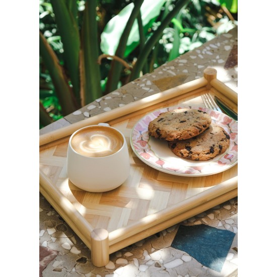 Ceramic Dessert Plate Set (6 Pieces) DVT0001 Pink Ceramic Dessert Plate Set (6 Pieces) DVT0001 Pink