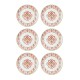 Ceramic Dessert Plate Set (6 Pieces) DVT0002 Pink Ceramic Dessert Plate Set (6 Pieces) DVT0002 Pink