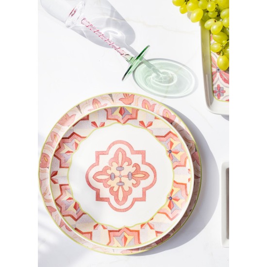 Service Plate Set (6 Pieces) DVT0003 Pink Service Plate Set (6 Pieces) DVT0003 Pink