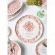 Service Plate DVT0004 Pink Service Plate DVT0004 Pink