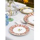 Ceramic Dessert Plate Set (6 Pieces) FSH0001 Blue